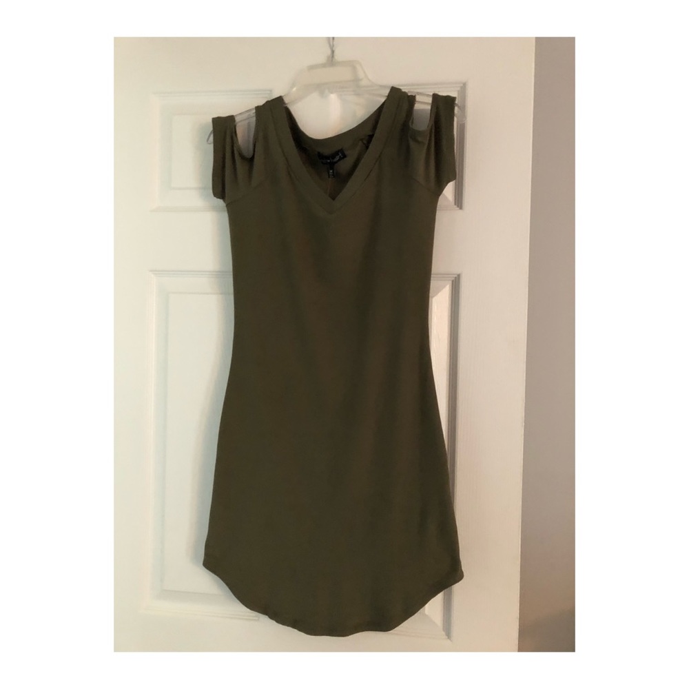Derek Heart hunter green knit dress